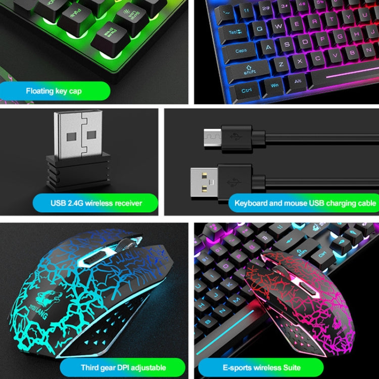 ZIYOU LANG T87 Gaming Luminous Wireless Keyboard and Mouse Set My Store