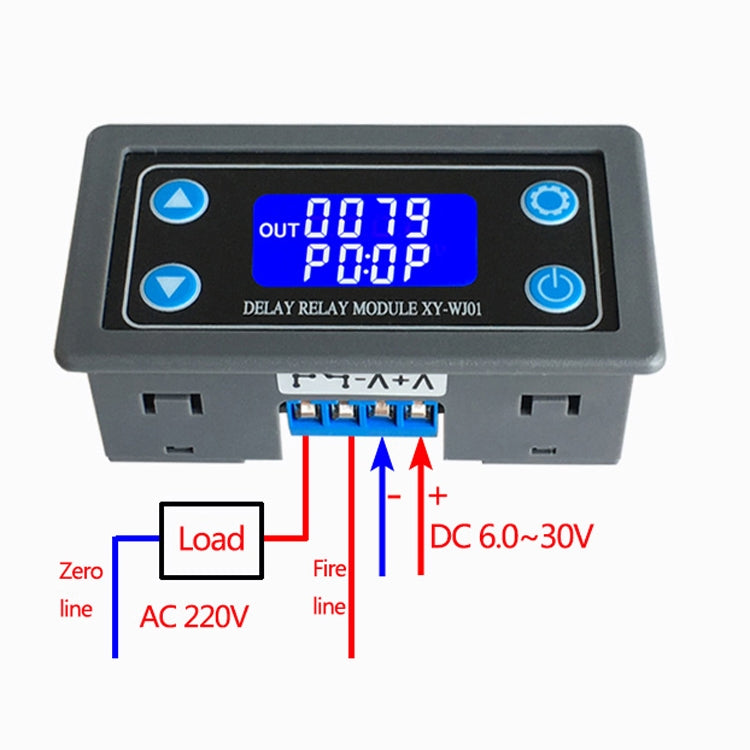 12/24V Relay Module Cycle Trigger Delay Power-Off Delay Timing Circuit Switch