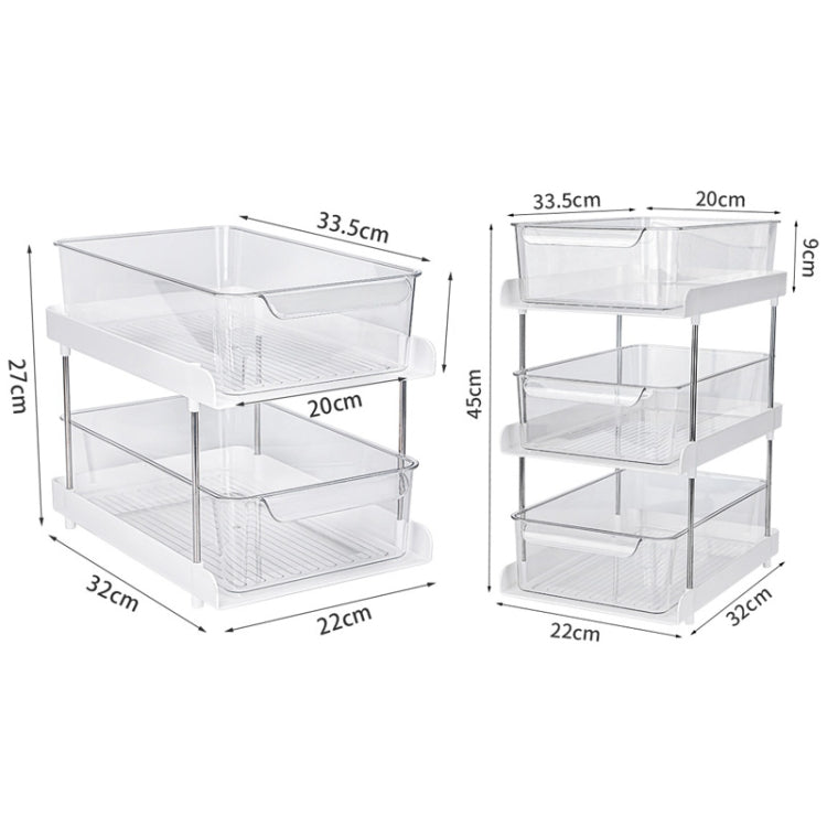 Washbasin Skin Care Products Transparent Storage Rack, Spec: My Store