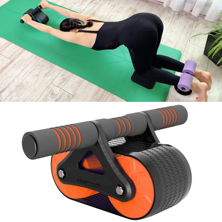 Automatic Rebound Double Wheel Abdominal Fitness Wheel