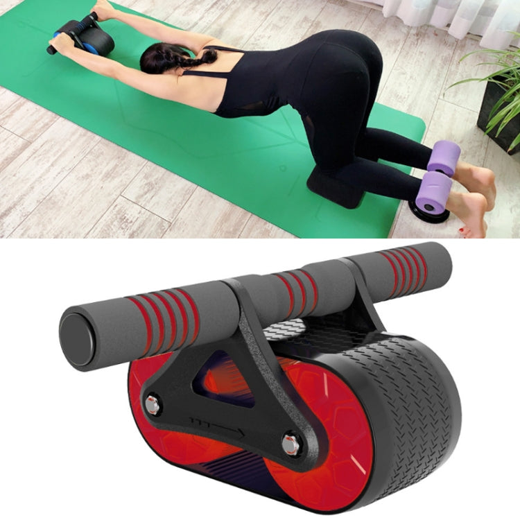 Automatic Rebound Double Wheel Abdominal Fitness Wheel