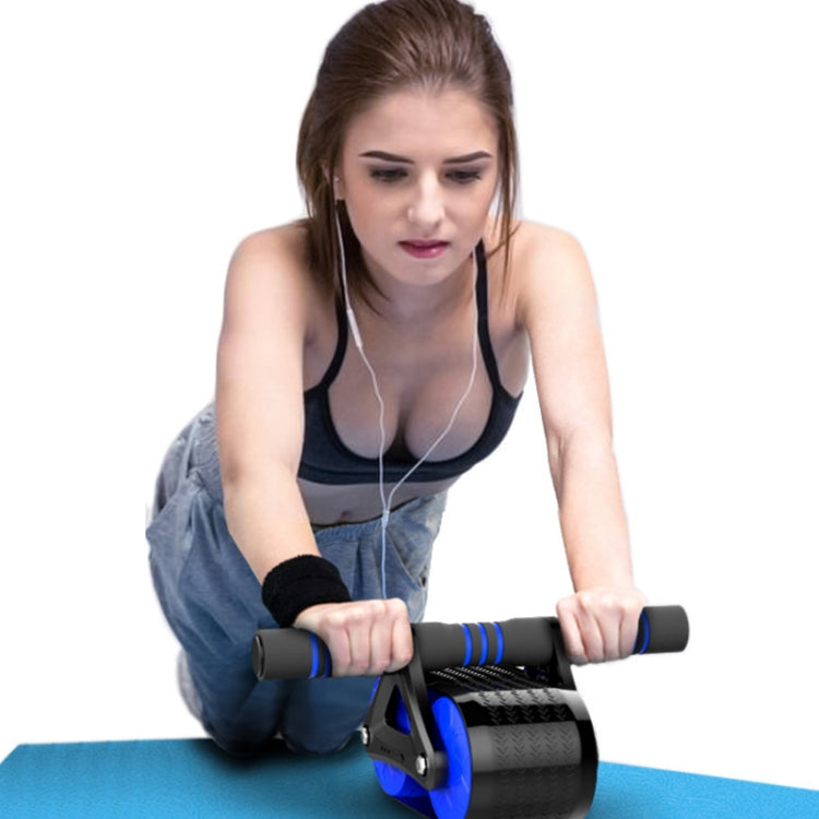 Automatic Rebound Double Wheel Abdominal Fitness Wheel