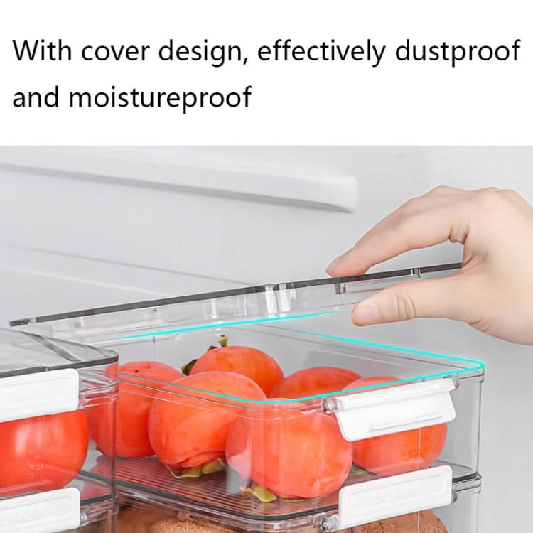 Fruit and Vegetable Refrigerator Crisper with Lid Reluova