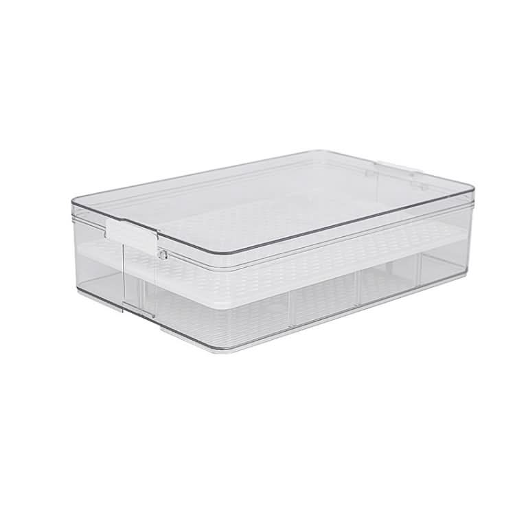 Fruit and Vegetable Refrigerator Crisper with Lid Reluova