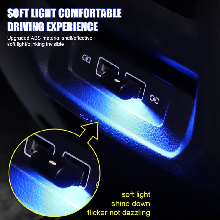 2 PCS Car USB Atmosphere Light LED Decorated Lighting Light-Reluova