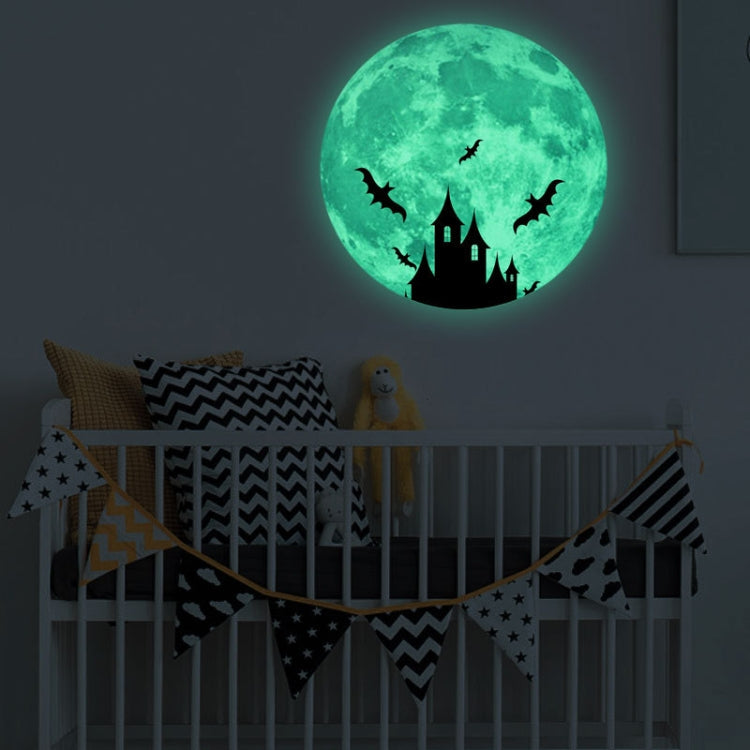 30cm Luminous Moon Wall Sticker Fluorescent Mural My Store