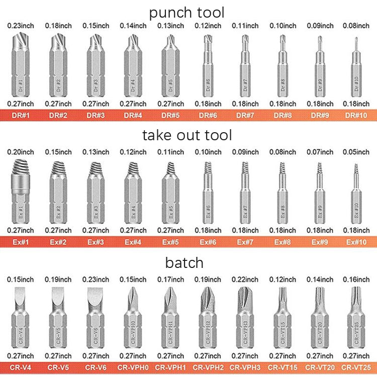 Broken Wire Extractor Set High-Speed Steel Damage Screw Disassembly Tool My Store