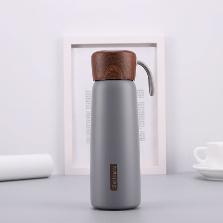 Delicate 304 Stainless Steel Wood Grain Thermos Cup Reluova