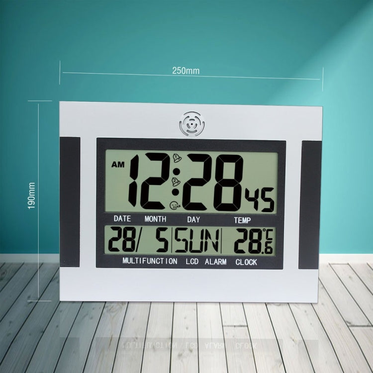 Large Screen LCD Wall Clock Minimalist Electronic Alarm Clock My Store