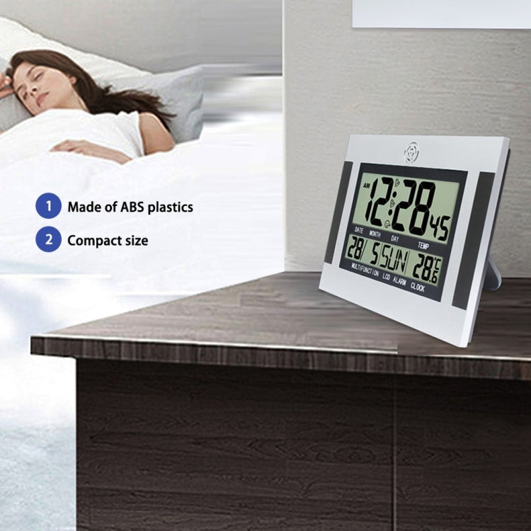 Large Screen LCD Wall Clock Minimalist Electronic Alarm Clock My Store