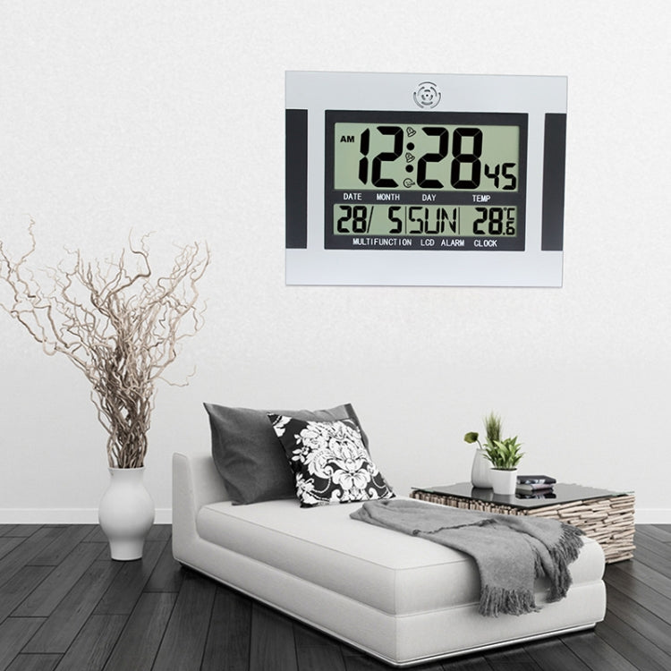 Large Screen LCD Wall Clock Minimalist Electronic Alarm Clock My Store