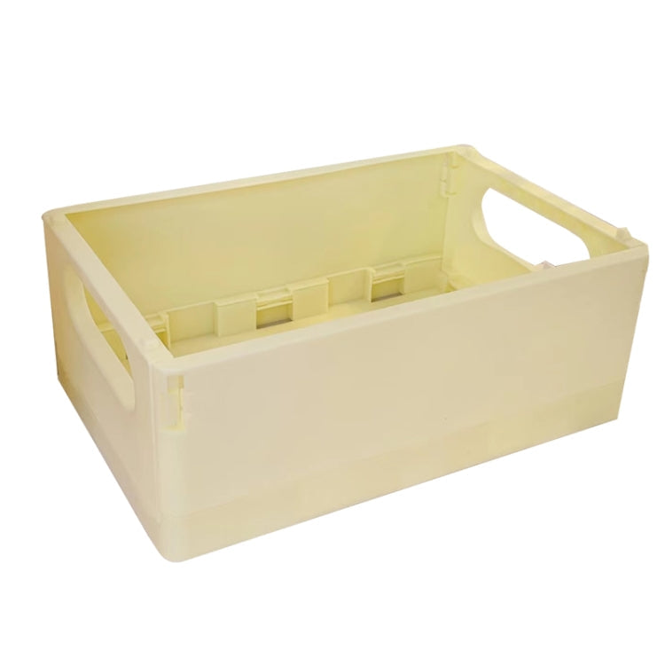 Student Desktop Organizer Folding Plastic Storage Box, Size: Small (Green)