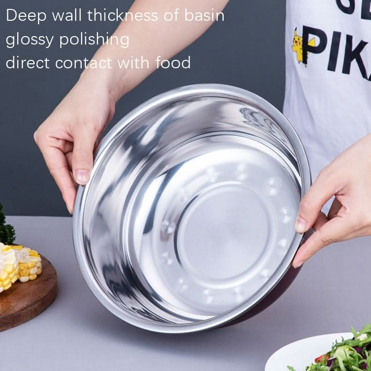 3 PCS / Set SiGang Stainless Steel Kitchen Supplies Seasoning Colorful Basin-Reluova