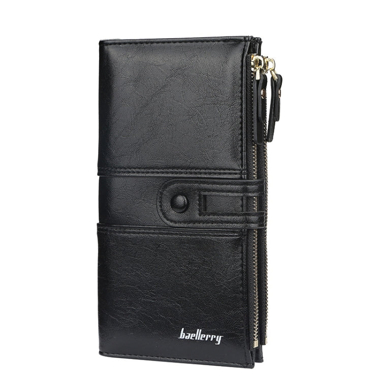 Baellerry  Ladies Long Large Capacity Buckle Zip Clutch Multi-Card Wallet My Store