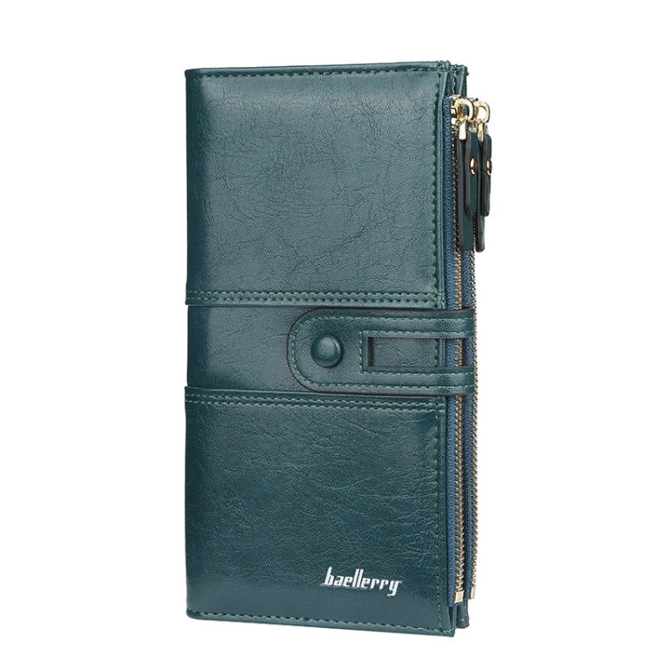 Baellerry  Ladies Long Large Capacity Buckle Zip Clutch Multi-Card Wallet My Store