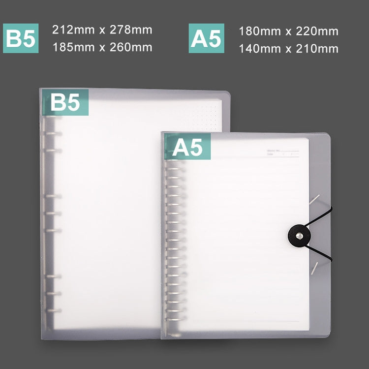 Transparent Matte PP Soft Shell Cover Hand Accountive Page, Style: