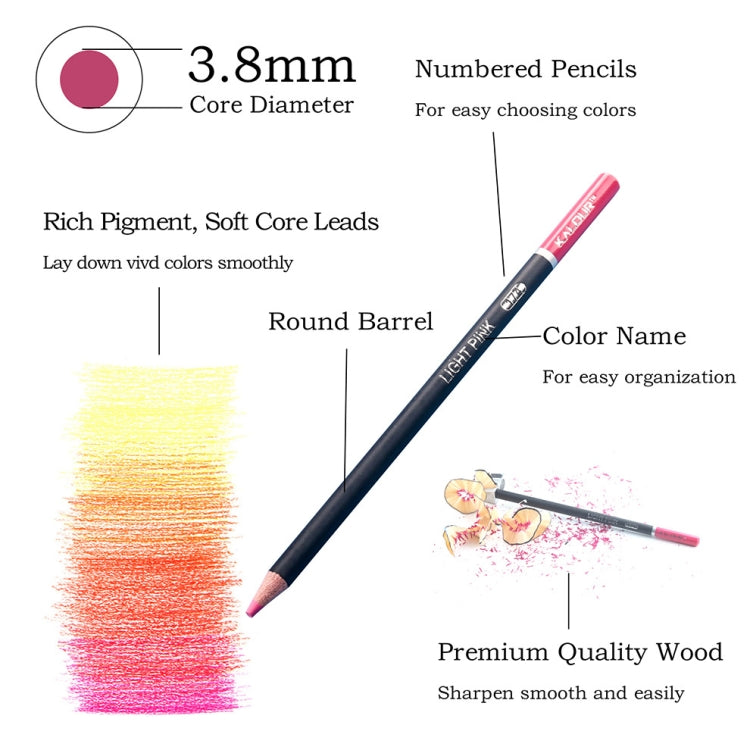 KALOUR Oil Color Lead Set Art Hand Drawn Doodle Painting Colorful Pencil My Store