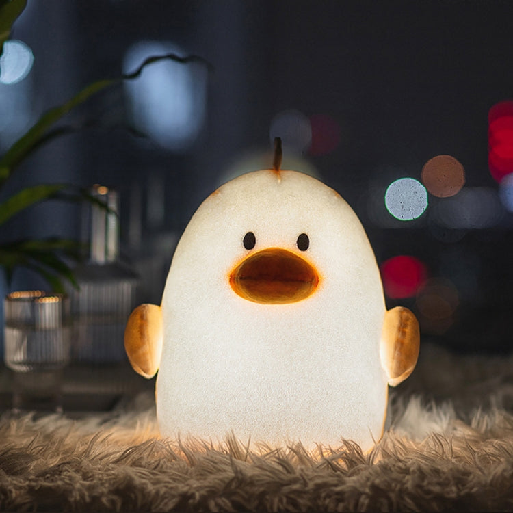 Cartoon Cute Duck Plush Soothing Night Light My Store