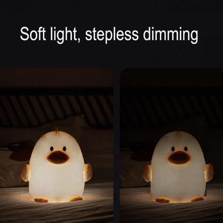 Cartoon Cute Duck Plush Soothing Night Light My Store