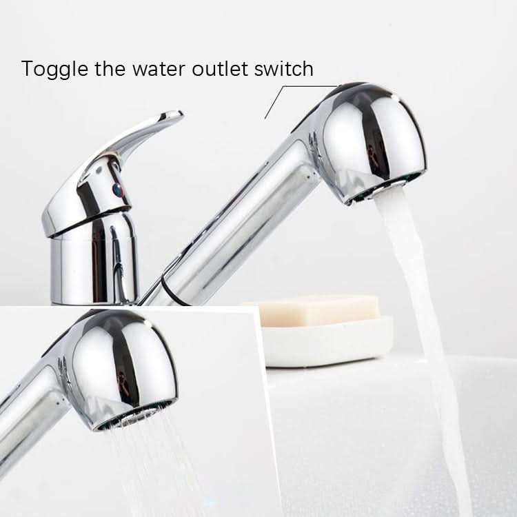 Pull-Out Hot And Cold Telescopic Scrubbed Water Tank Faucet Reluova