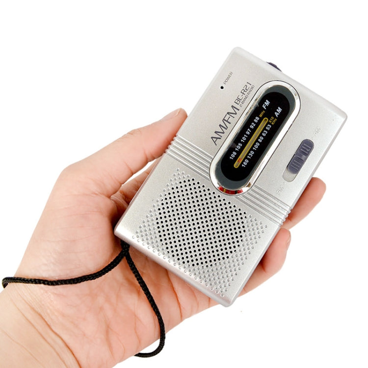 INDIN BC-R21 AM/FM Portable Radio Old Man Morning Practice Player Reluova