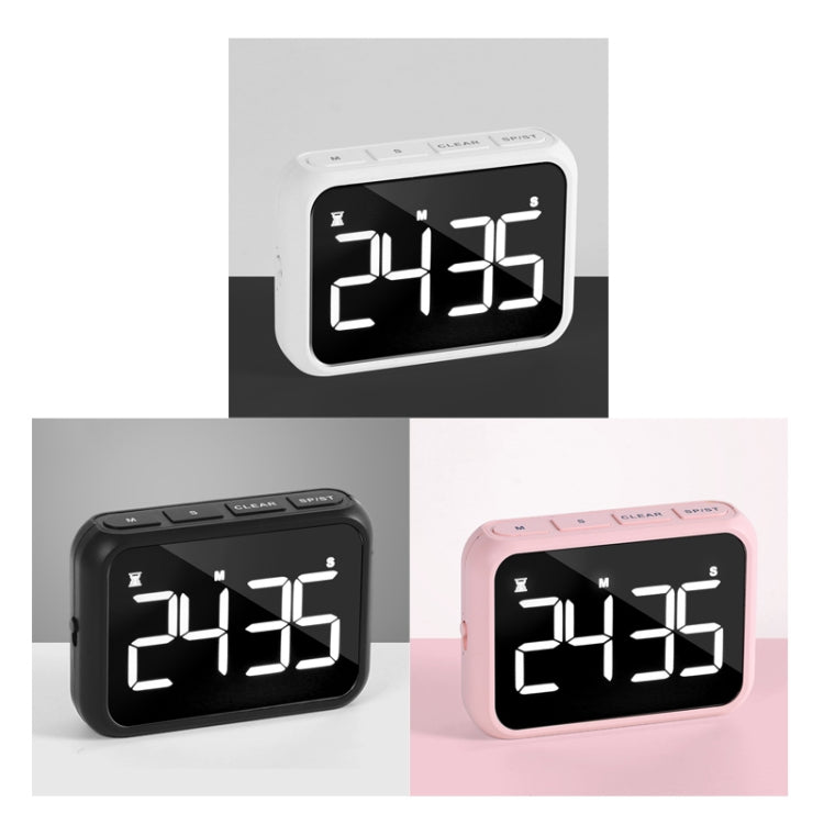 Rechargeable Large Screen LCD Electronic Timing Reminder Alarm Clock Kitchen Baking Timer