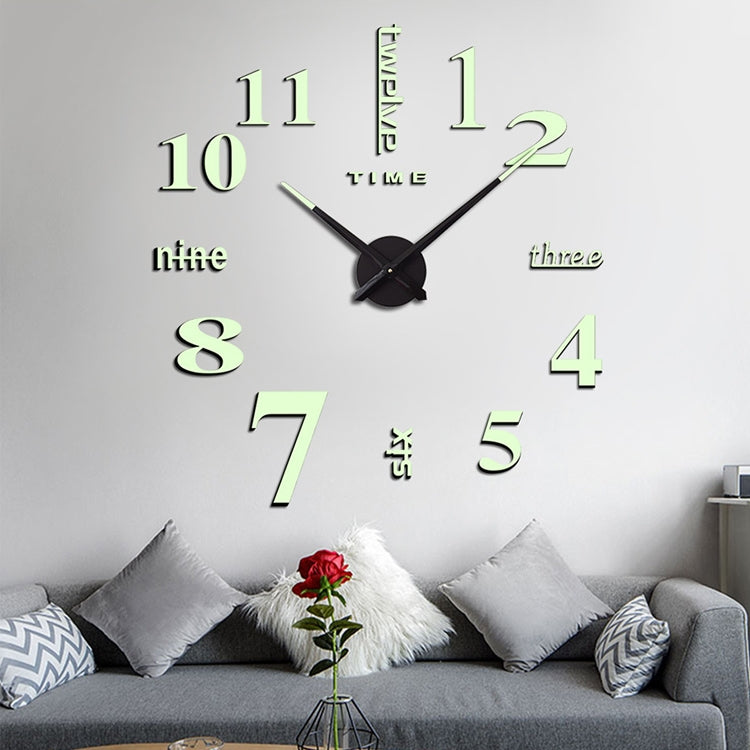 M002 Night Light DIY Digital Wall Clock Living Room Decoration Silent Clock My Store