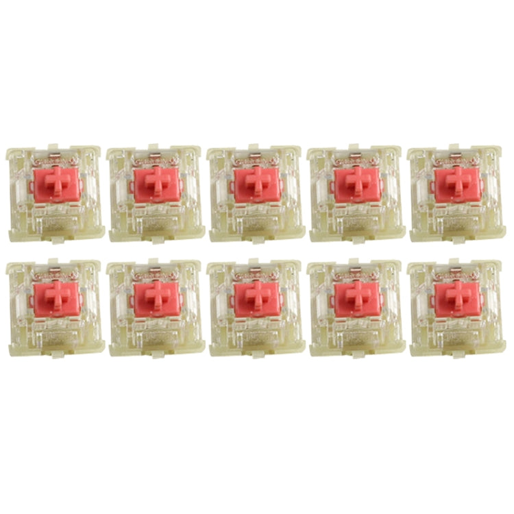 10PCS Cherry MX RGB Transparent Shaft Switch Mechanical Keyboard Triangular Shaft Body