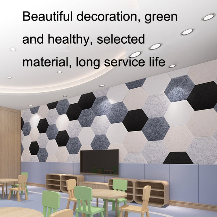 Polyester Fiber Wall Decoration Sound Insulation Cotton Sound Absorbing Board, Style: With Glue (Lake Blue) My Store