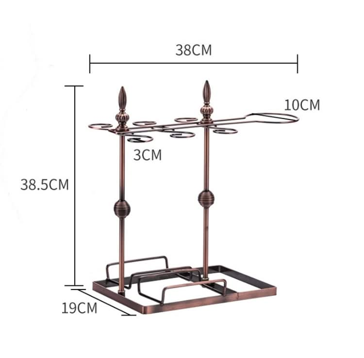 Iron Red Wine Glass Upside Down Rack Goblet Rack Red Wine Rack Decanter Bracket - Reluova