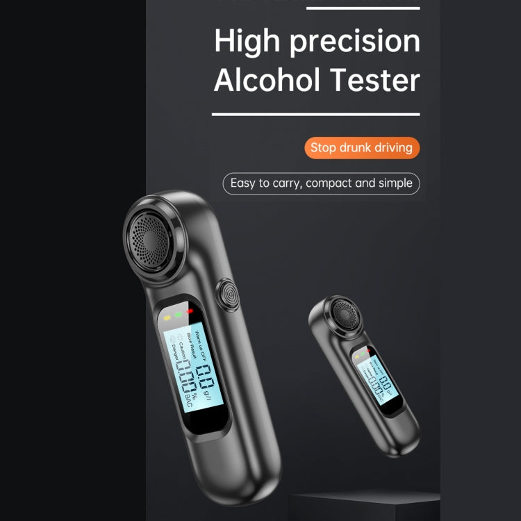 AM01  USB Rechageable Alcohol Tester Handheld Digital Alcohol Breath Tester