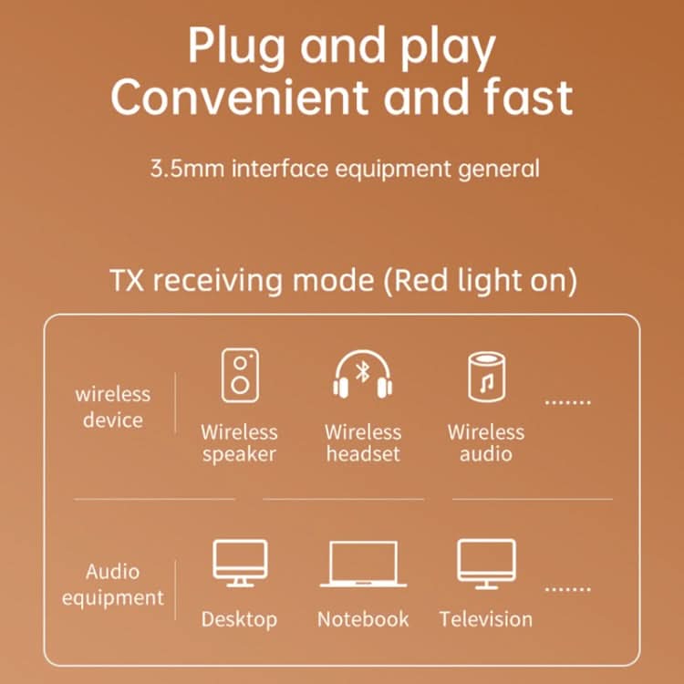 C11 2 In 1 Bluetooth 5.0 Aux Adapter Audio Receiver Transmitter