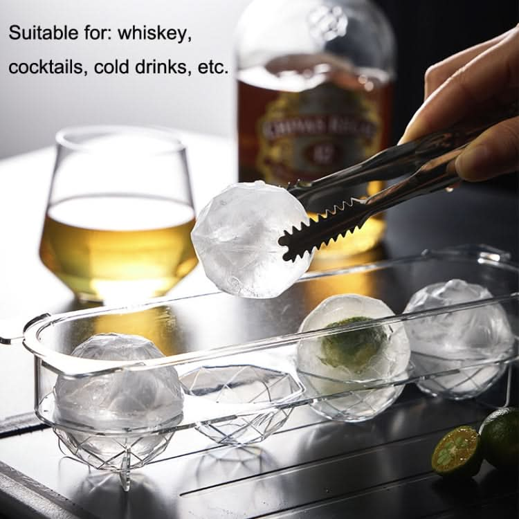 Household Food Grade Transparent Round Ice Cube Mold, Size: Large Reluova