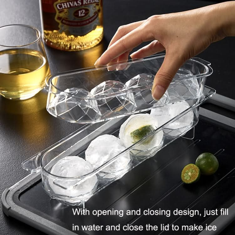 Household Food Grade Transparent Round Ice Cube Mold, Size: Large Reluova