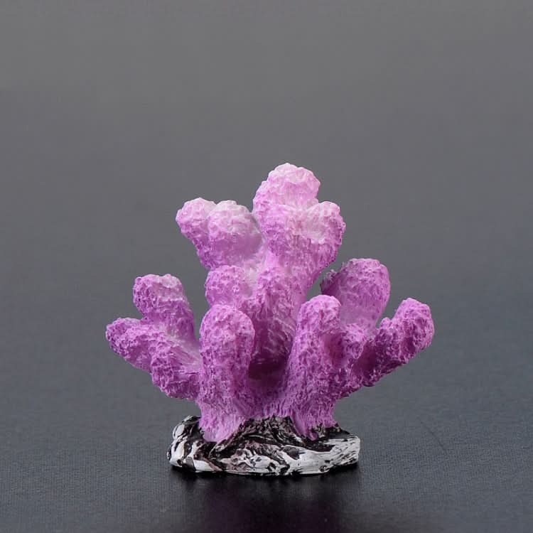 10 PCS Simulation Resin Coral Aquarium Fish Tank Small Ornaments, Colour: No. 8 Colorful-Reluova