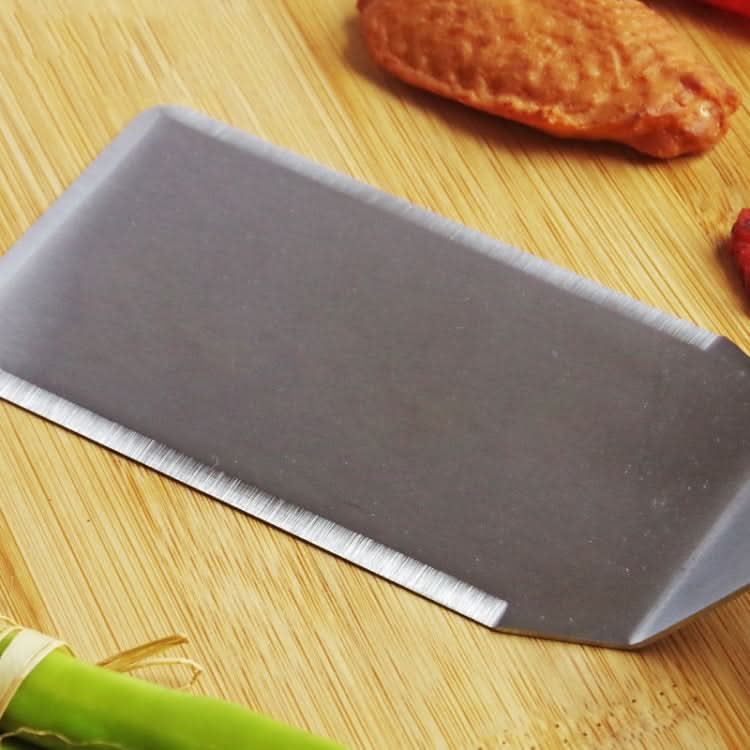 Stainless Steel Pizza Spatula Multi-function Pancake Spatula, Specification: 375mm (Square) Reluova