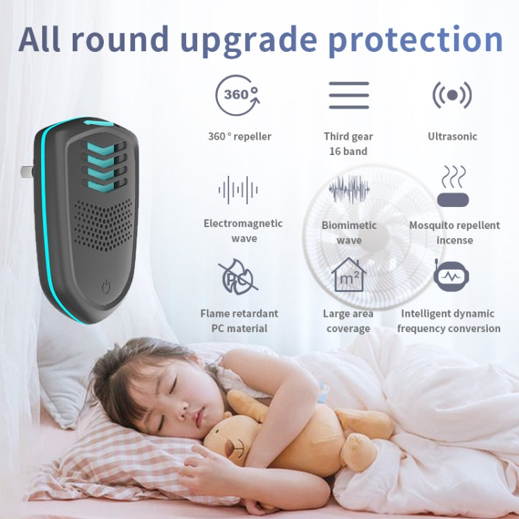 Pest Repeller Ultrasonic Mosquito Repeller Incense Heating Plug-In Mouse Repeller My Store