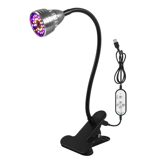 LED Clip Plant Lamp USB Remote Control Dimming Grow Light, Style: My Store