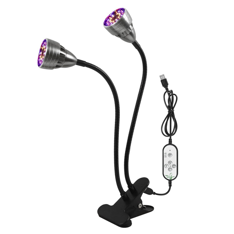 LED Clip Plant Lamp USB Remote Control Dimming Grow Light, Style: My Store