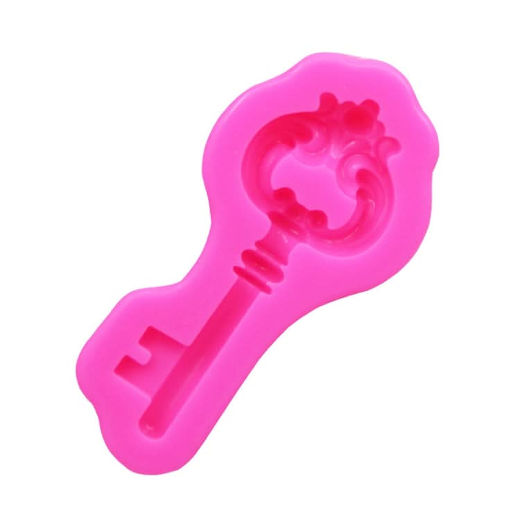 2 PCS Retro Key Fondant Cake Chocolate Silicone Mold-Reluova