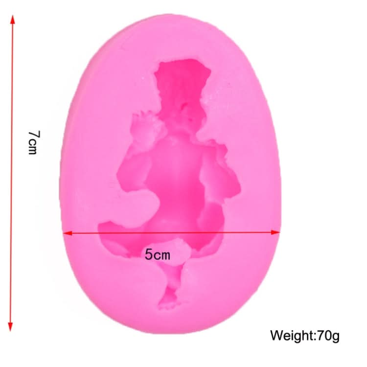 2 PCS Baby Styling Fondant Cake Chocolate Silicone Mold-Reluova