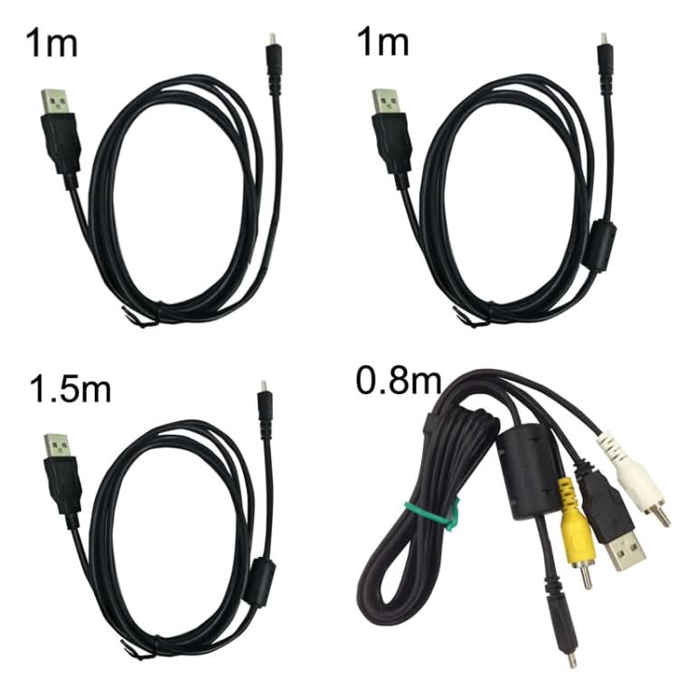 20 PCS 8Pin SLR Camera Cable USB Data Cable For Nikon UC-E6, Length:-Reluova