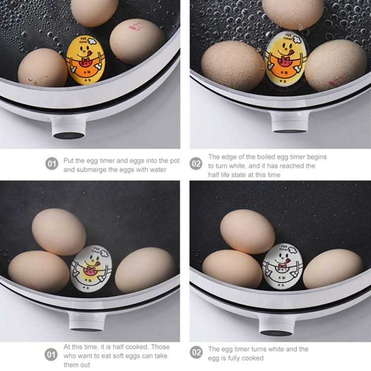 Boiled Egg Timer Reminder Color-changing Cartoon Egg Timer, Specification: Japanese Reluova