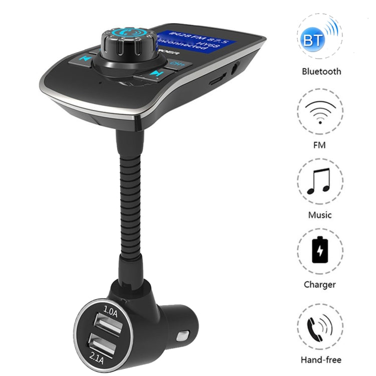 Car Bluetooth Receiver Free Call Call Display FM Transmitter Dual USB Car Charger ÎҵÄÉ̵ê