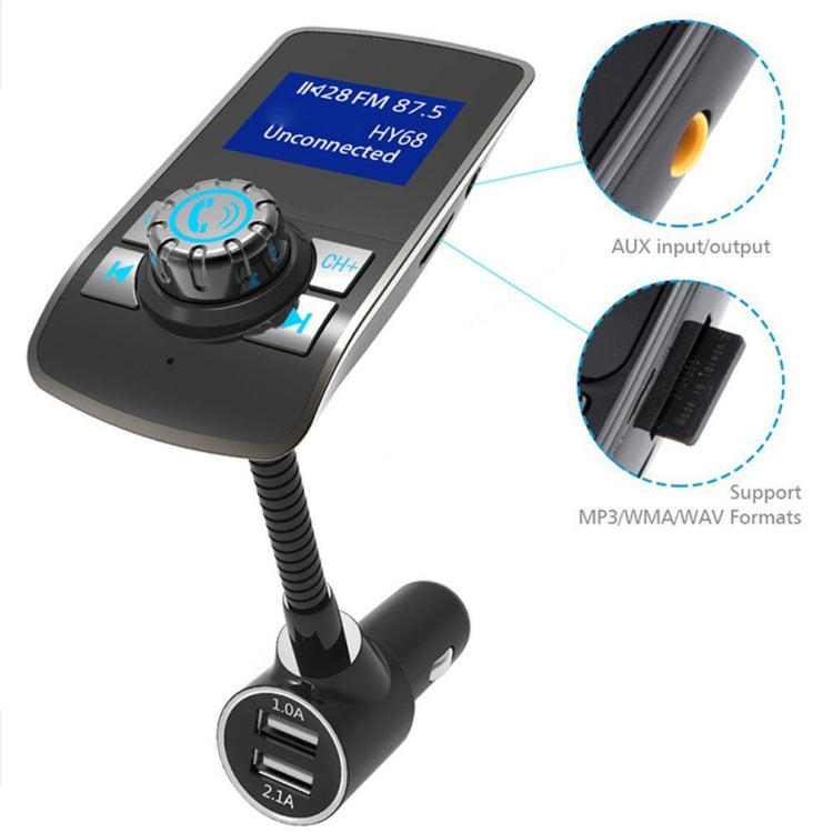 Car Bluetooth Receiver Free Call Call Display FM Transmitter Dual USB Car Charger ÎҵÄÉ̵ê