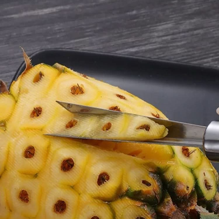 4 In 1 Stainless Steel Pineapple Knife Fruit Knife Sugar Cane Peeler - Reluova