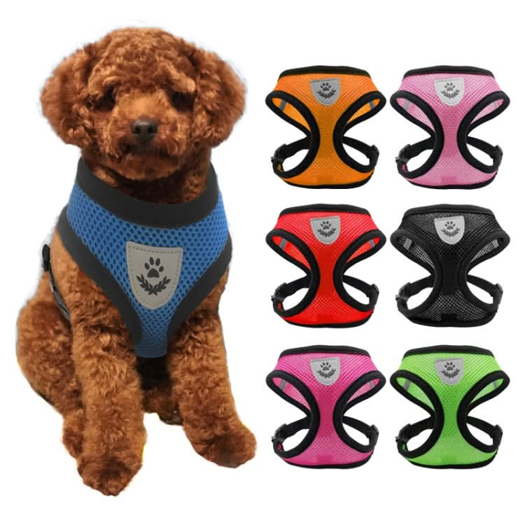 Pet Chest Strap Small Medium Dog Cat Breathable Dog Walking Vest, Size: - Reluova