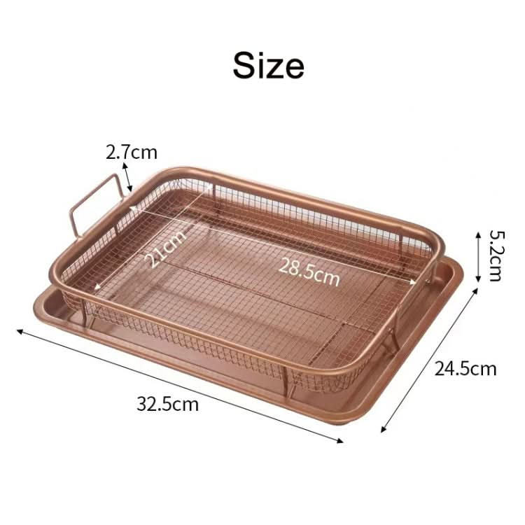 Oven Baking Stainless Steel Baking Pan Drain The Oil Mold Reluova