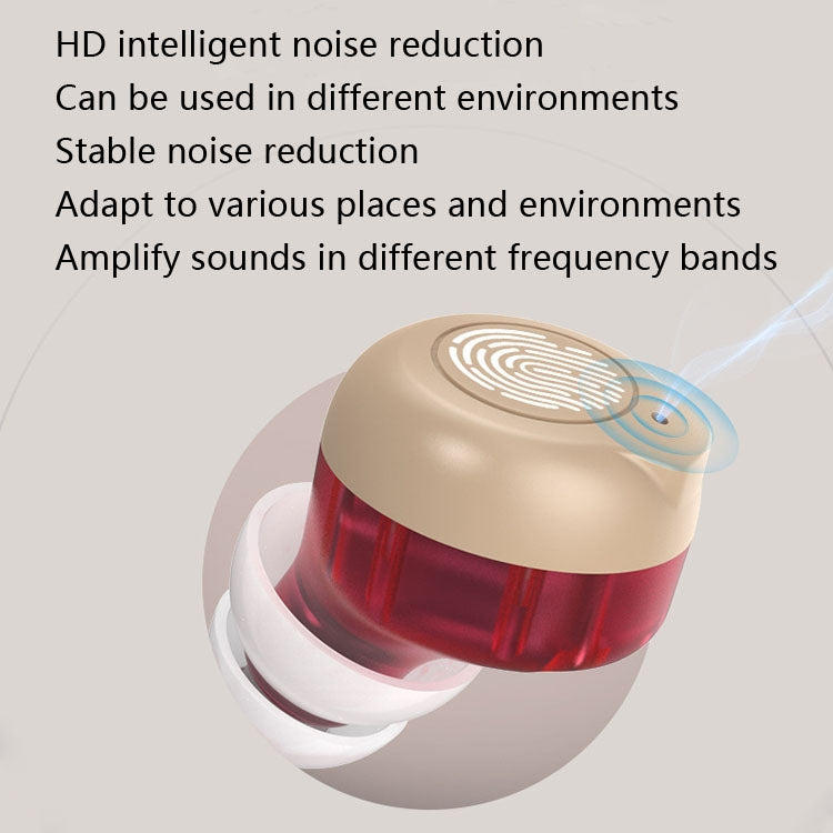 Older Young Sound Amplifier Sound Collector Hearing Aid