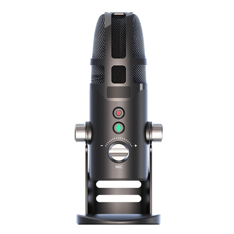 M9 RGB Condenser Microphone Built-in Sound Card,Style: Reluova